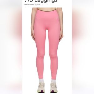 Outdoor Voices Seamless Ribbed Leggings
